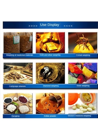 Homyl Doğru Dijital Elektronik Takı Ölçeği Taşınabilir 500 Gümüş