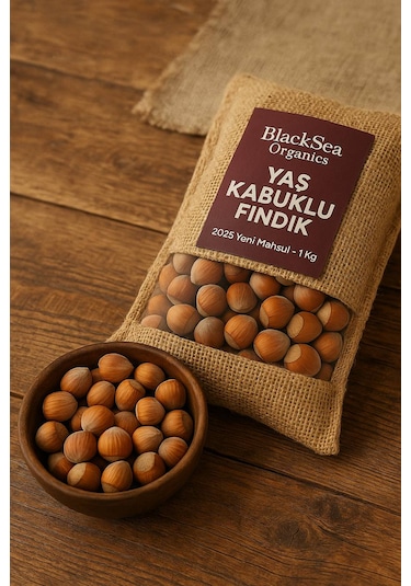 Blacksea Organics 2025 Yeni Mahsul Kabuklu Fındık 1 KG