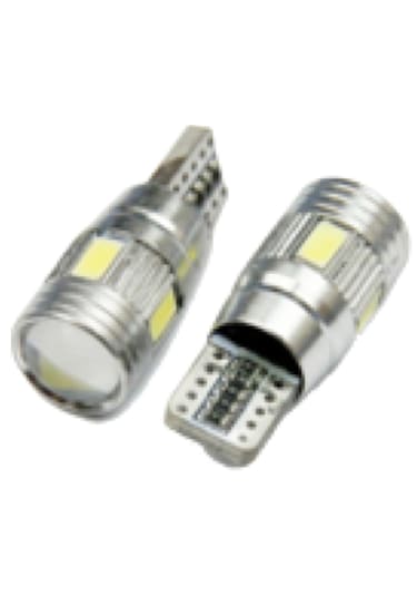 Kgn Led Ampul 12v Dipsiz T10 6 Led Canbus Metal Beyaz
