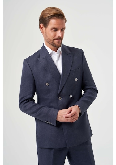 Bisse Erkek Regular Fit Takım Elbise Laci Ptk23y23129 D39 Lacivert