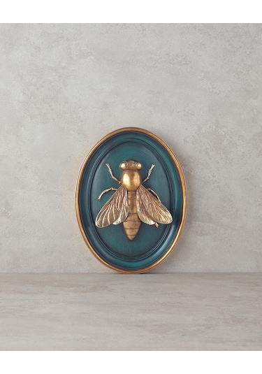 English Home Fly Polyresin Duvar Aksesuarı Yağ Yeşili