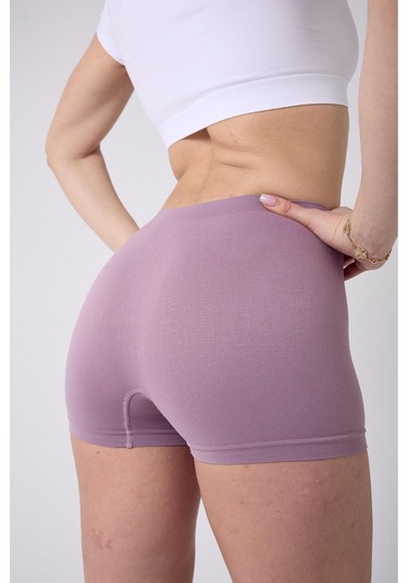 Moncorno Model Popo İnceltici İz Yapmayan Seamles Boxer Korse Gül Kurusu Renk Gül Kurusu