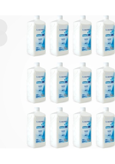 Multiplus Sıvı Vazelin Krem Ve Losyonlar İçin 1 Litre - 12 Adet