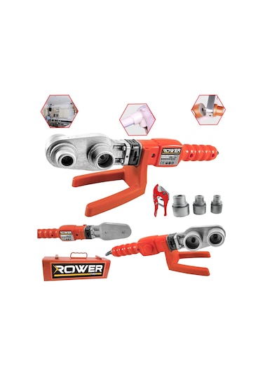 Rowermax RWRX-3026 1200 W Mini Metal Çantalı Isı Ayarlı Prc Boru Kaynak Makinesi Seti