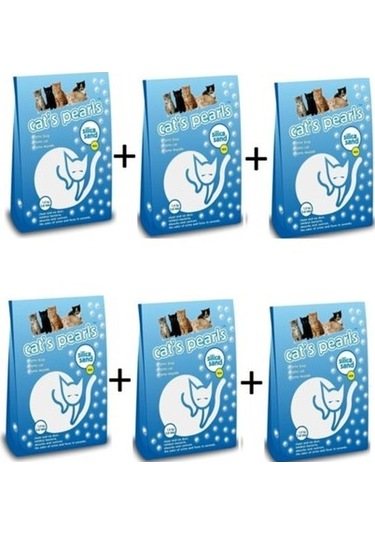 Cat's Pearls Silika Kristal Kedi Kumu 6 x 1600 G