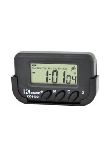Kenko Dijital Küçük Masa-araba Saati-alarm-kronometre