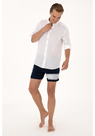 U.s. Polo Assn. Erkek Lacivert Deniz Şortu 50299760-vr033 Lacivert