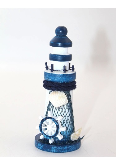 Ahşap Marin Deniz Feneri Alk2434 Asorti