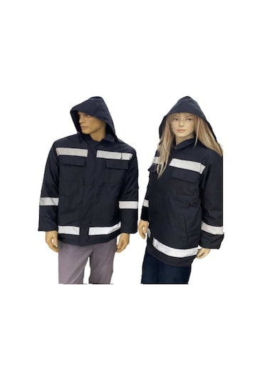 Reflektörlü Iş Güvenlik Montu-With Reflector Work Safety Jacket (521422434)