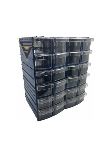 Sembol 114 Plastik Çift Çekmeceli Kutu 155x95x55mm 12 Adet