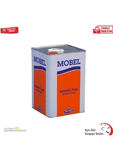 Mobel Sentetik Tiner 10 Litre Teneke 7,8 Kg