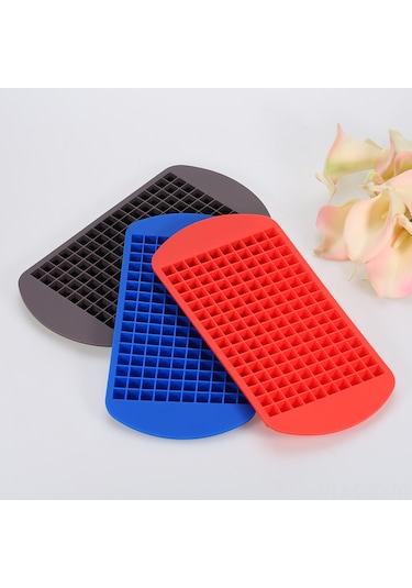 Samdoo Yemek Grubu Silikon Buz Kulesi 160 Hücre - Hızlı Dondurma, Blender Dostu, Çocuklar İçin Güvenli Kahve Rengi Çok Renkli