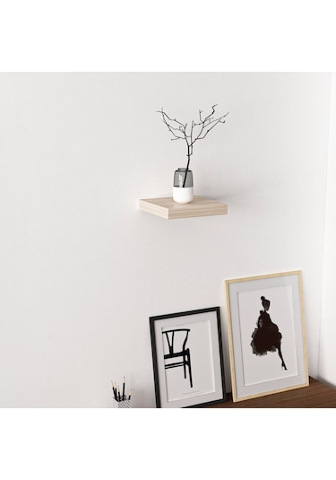 Minarmobilya Minar Gizli Tutuculu Duvar Rafı 23 Cm - Sonomo
