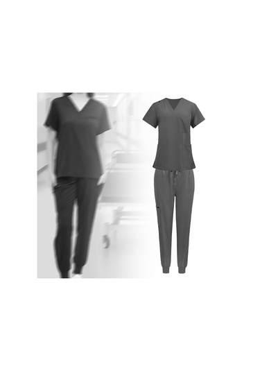 Suntek Hemşirelik Önlükleri Hemşireler Haftası Hastane M-gri