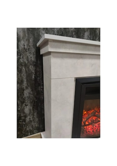 Dlc 1164s Retro 1800 Watt Taş Desenli Bluetooth Ve Ses Efektli Dekoratif Elektrikli Şömine