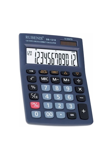 Rubenis SB-1216 Masaüstü 12 Hane Hesap Makinesi