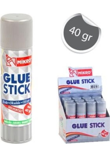Mikro 40 Gr. Glue Stick Yapıştırıcı 12 Adet
