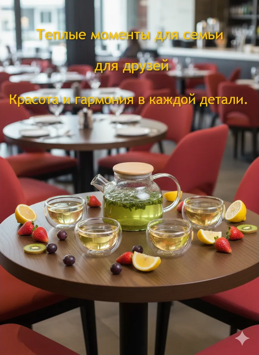 Cnglass Çay Parti Seti 900 Ml Demlik Ve 150 Ml Kase 261526789 Beyaz