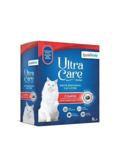 BentySandy Ultra Care Series İri Taneli Kedi Kumu 8 L