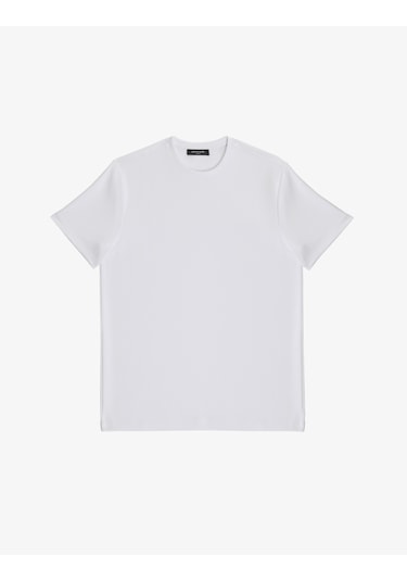 Pierre Cardin Erkek Ekru Tişört Basic 50321139-vr019