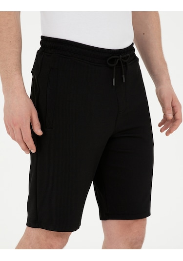 Pierre Cardin Erkek Siyah Şort Örme 50285211-vr046 Siyah