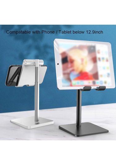 Singree Evrensel Masaüstü Telefon Ve Tablet Standı - Ayarlanabilir Açı, Kaymaz Taban, Şarj Deliği