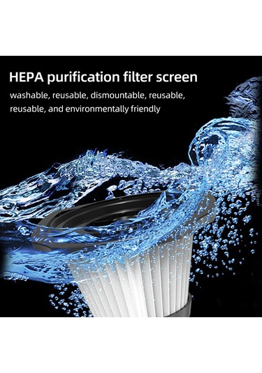 Gajeena 7000pa Güçlü Süpürme, 120w 2200mah Şarjlı, Kablosuz Elden Süpürge - Islak/kuru, Araç Ve Ev İçin Hafif Abs, 0.9l Hacim Siyah