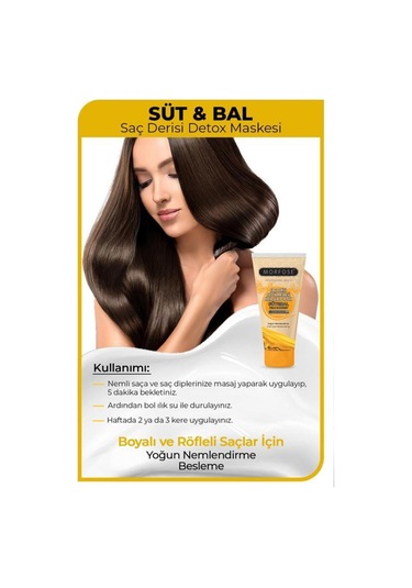 Süt & Bal Detox Saç Maskesi 100 Ml