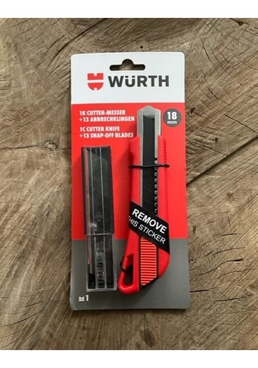 Würth Ultra Maket Bıçağı Falçata Yedekli Maket Bıçak Germany