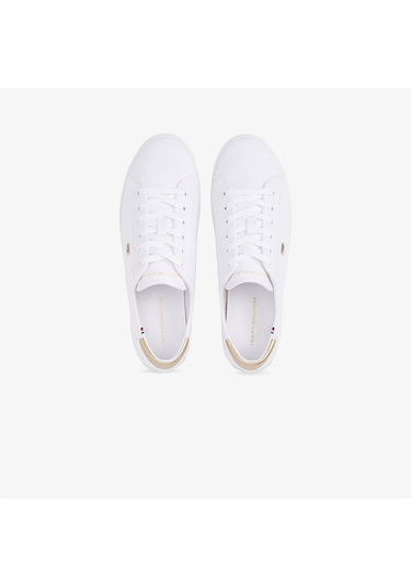 Tommy Hilfiger Vulc Lace Up Kadın Beyaz Sneaker Fw0fw08647 Beyaz