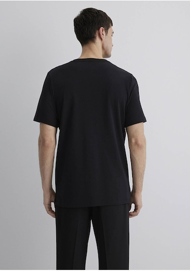 Mavi Siyah Erkek T-shirt M0612647-900 Siyah