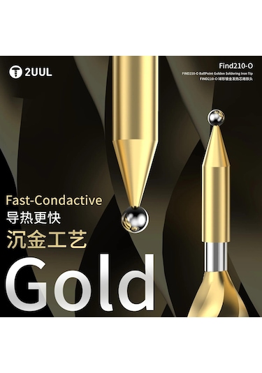 2uul Fd15 Find210-o Mikro Lehimleme İçin Ballpoint Havya Ucu