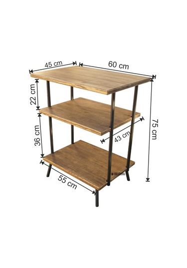 Kilizmanmasif Mikrolit Masif Ahşap Hi-Fi Sehpası