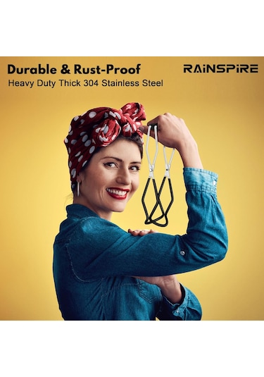 Xindoker Siyah Paslanmaz Çelik Konserve Kırıcı - Kayma Ve Isıya Dayanıklı Kutusak Açıcı, Konserve Kaldırıcı Aracı Siyah