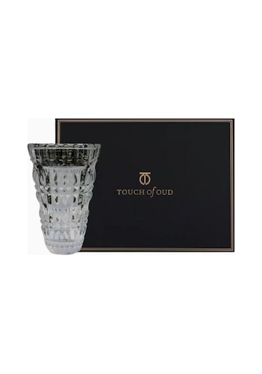 Touch Of Oud Crystal Oud Burner Set Kristal Buhurdan, Stand Ve Maşa Seti