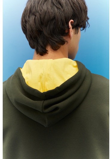 Regular Fit Normal Kesim Kapüşonlu Sweatshirt Çok Renkli