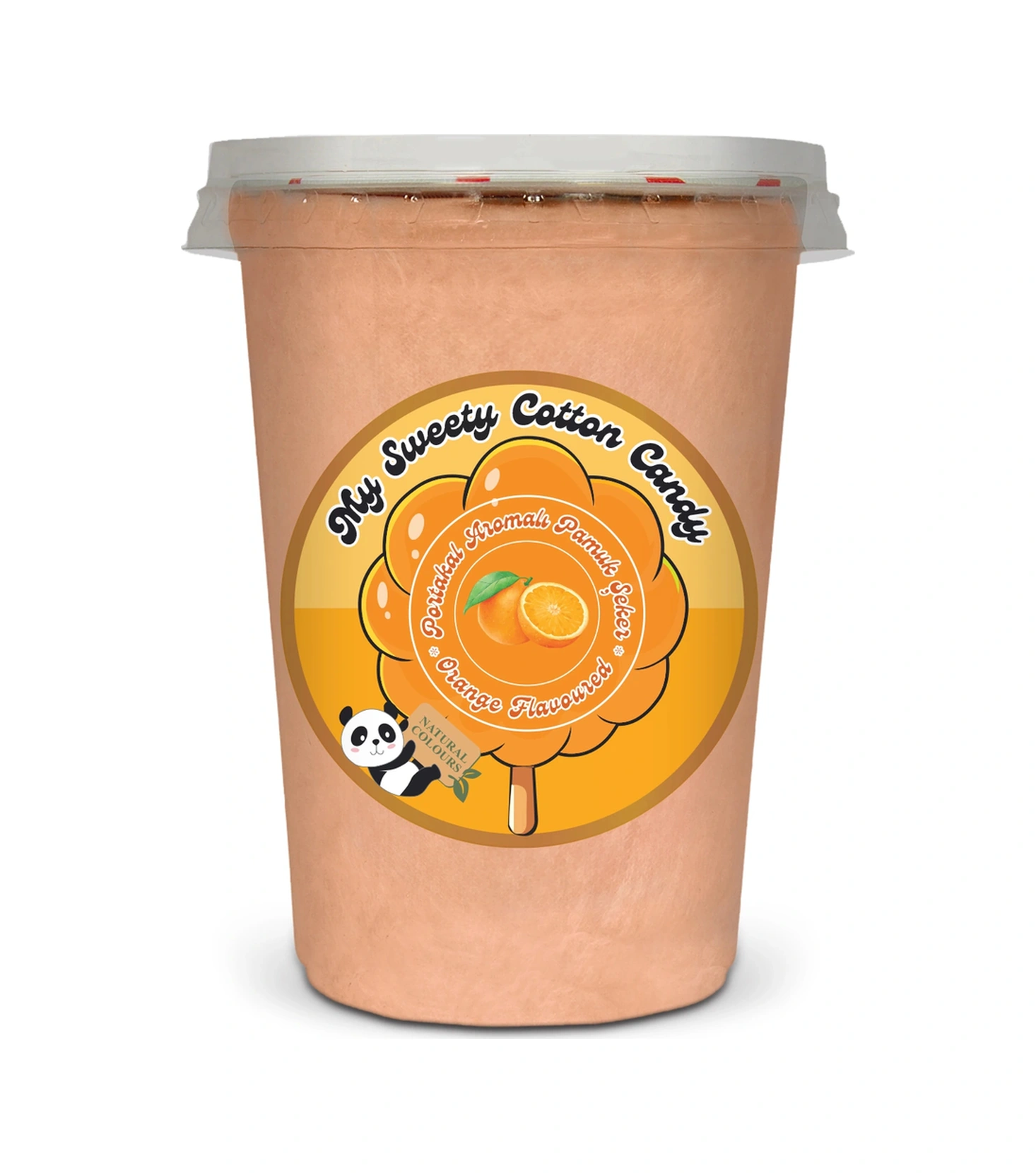 Portakal Aromalı Gurme Pamuk Şeker