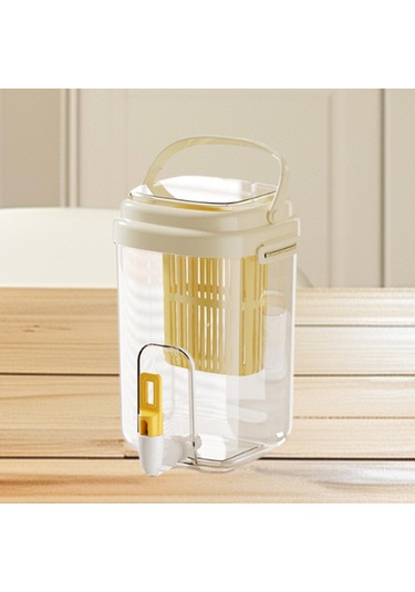 Suntek İçecek Dispenseri Konteyner Çaydanlık Su Sarı