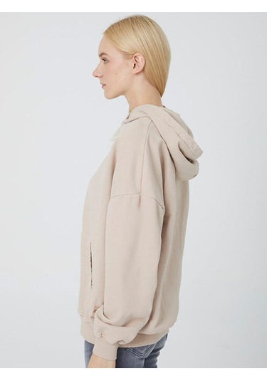 Ltb Batele Kadın Sweatshirt Krem