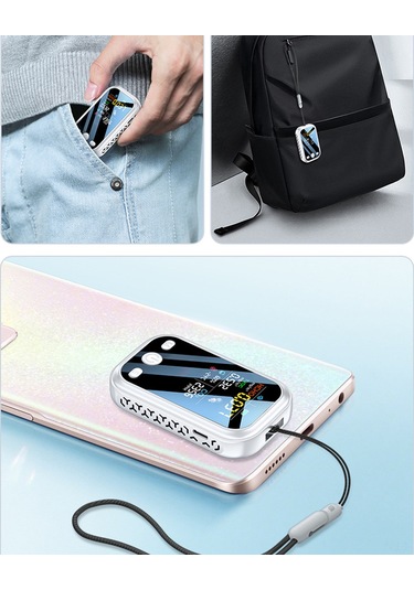 Suofeng Taşınabilir Hava Kalitesi Monitörü - Co2, Sıcaklık Ve Nem Ölçer, Ev Ve Ofis İçin Kompakt Test Cihazı Beyaz