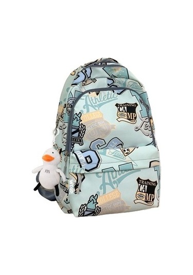 Gençler İçin Şık Ve Dayanıklı Okul Çantası Ortaokul, Lise Ve Üniversite Öğrencilerine Özel Ergonomik Sırt Çantası Yeşil