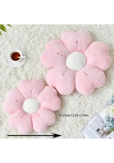 Fastbuy Elmpaly Sarı Papatya Yastık - Dekoratif Pike Yastık, Yatak & Koltuk Aksesuarı Sarı