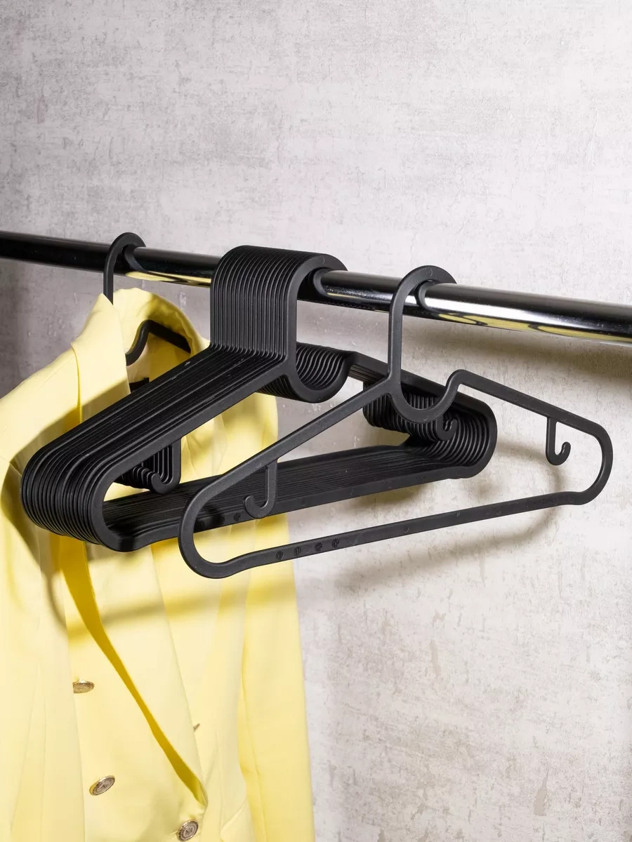 Ikea Ikea Spruttıg Yetişkin Giysi Askıları 20'li Set 203700716 Siyah