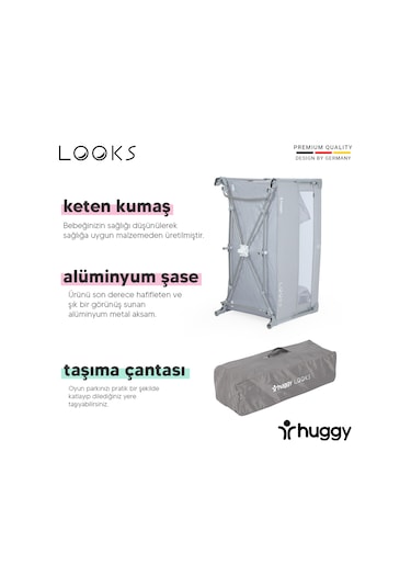 Huggy Looks 5 In 1 Anne Yani Park Yatak Oyun Parkı+Yatak