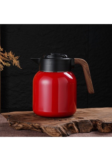 Suntek Yalıtımlı Paslanmaz Çelik Kahve Sürahisi Kırmızı