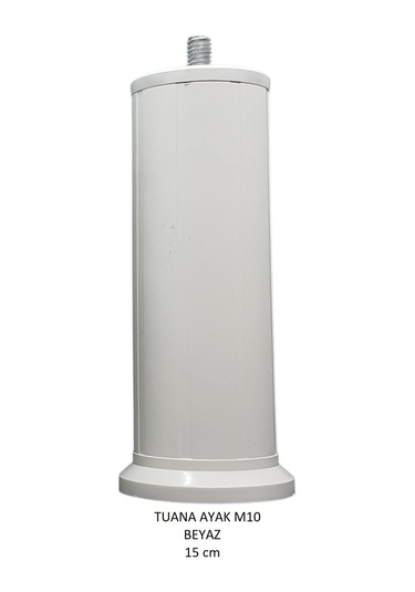 Tuana Ayak 15cm M10 Cıvatalı Beyaz Beyaz