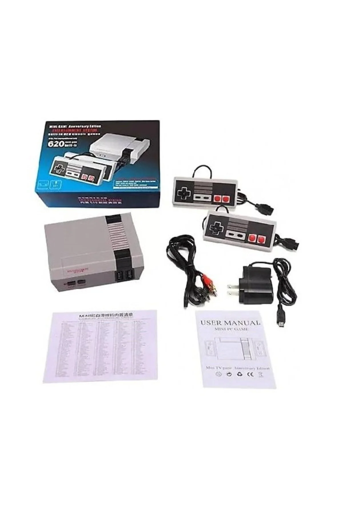 Retro 620 Oyunlu Nostalji Tv Atari Oyun Konsolu 2 Kollu