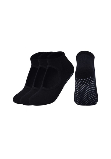 Suofeng 3'lü Paket Kaymaz Yoga Çorapları - Pilates, Barre Ve Ev Kullanımı İçin Rahat Ve Nefes Alabilir Diğer