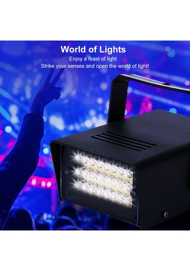 Lemestar 220v Avrupa Standartı Yeşil Led Mini Stroboskop Işığı - Ktv, Bar Ve Sahne İçin Parıltı Ve Laser Fonksiyonu