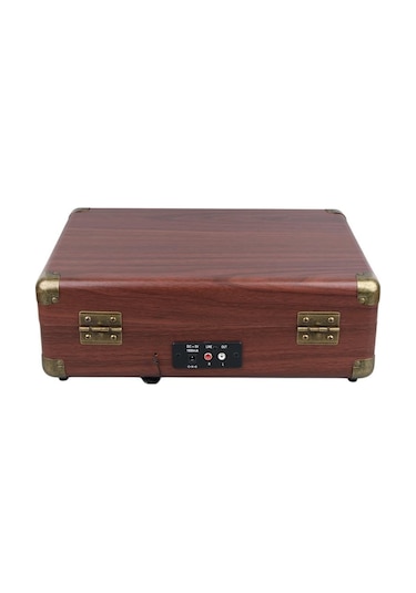 Magicvoice Pu16 Retro Vintage Çanta Pikap - Radyo - Bluetooth - Usb Mp3 Çalar